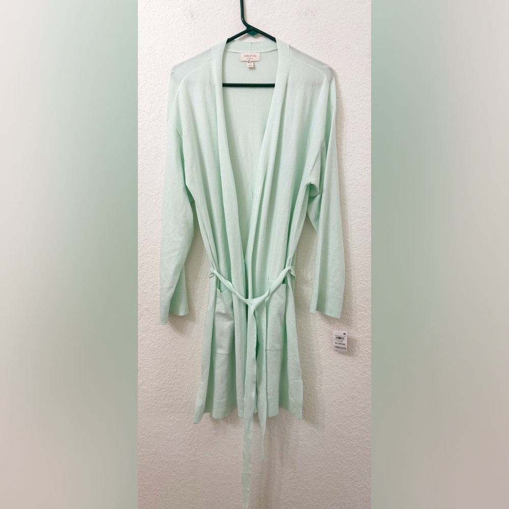 NEW State Of Day Women’s Butter Mint Robe Size XL